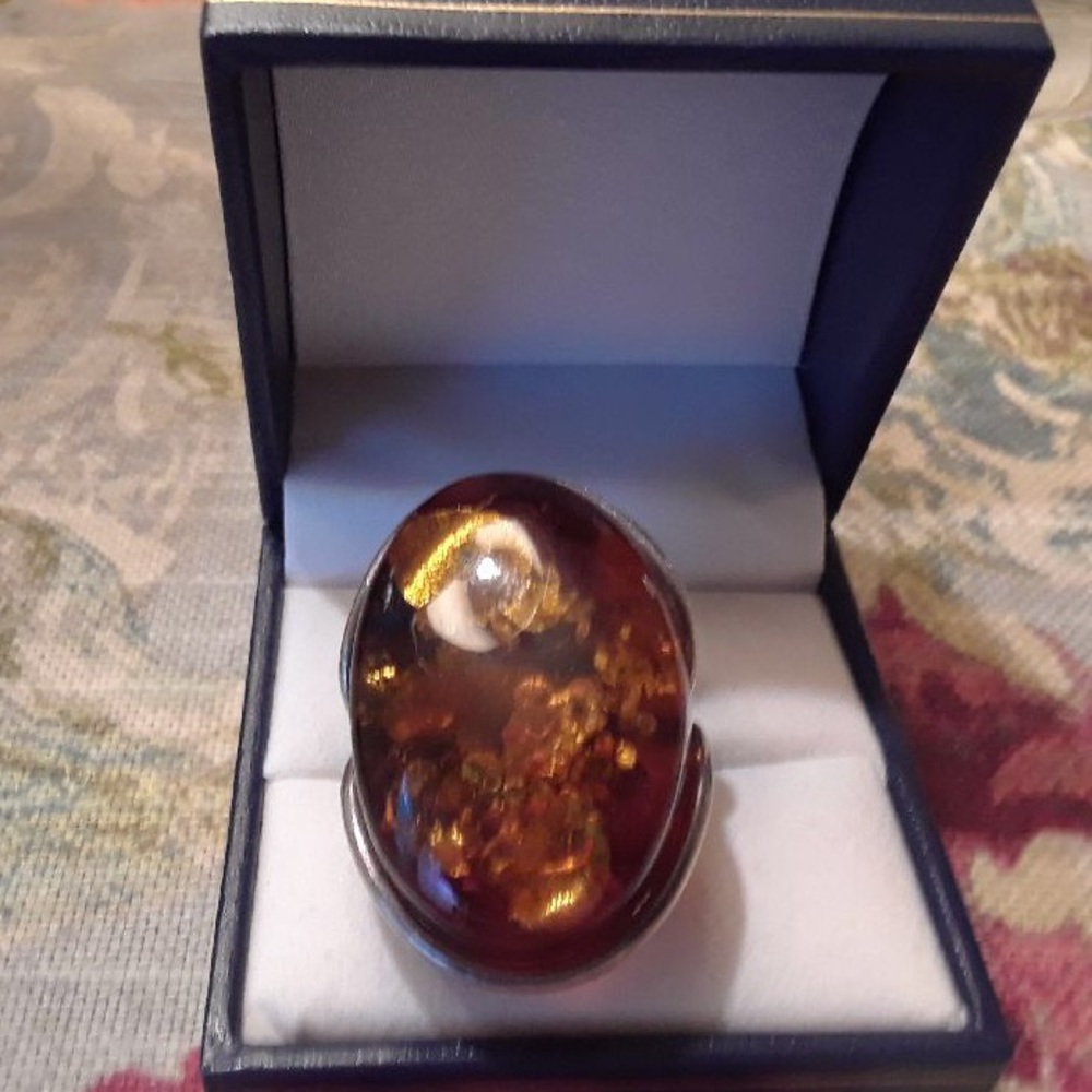Amber ring